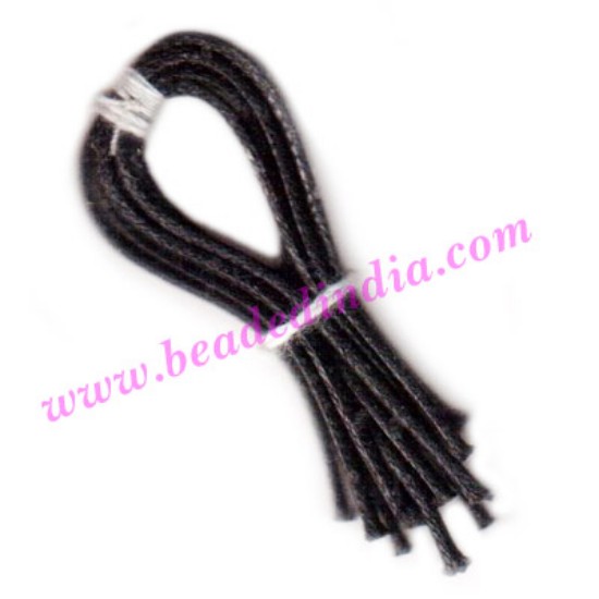 Picture of Cotton Wax Cords 0.5mm (half mm) Round