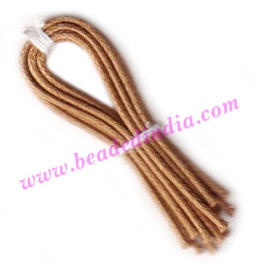 Picture of Cotton Wax Cords 0.5mm (half mm) Round