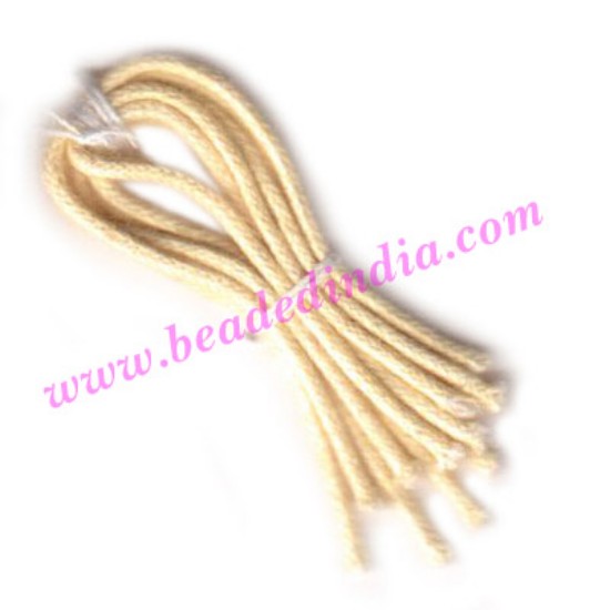 Picture of Cotton Wax Cords 0.5mm (half mm) Round