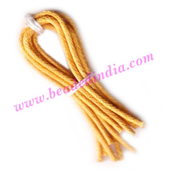 Picture of Cotton Wax Cords 0.5mm (half mm) Round