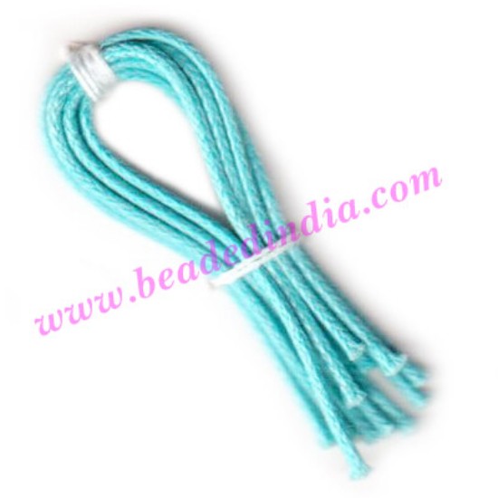 Picture of Cotton Wax Cords 0.5mm (half mm) Round