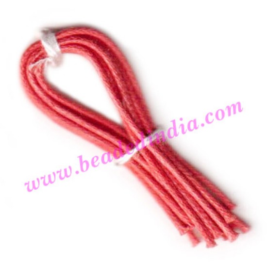 Picture of Cotton Wax Cords 0.5mm (half mm) Round