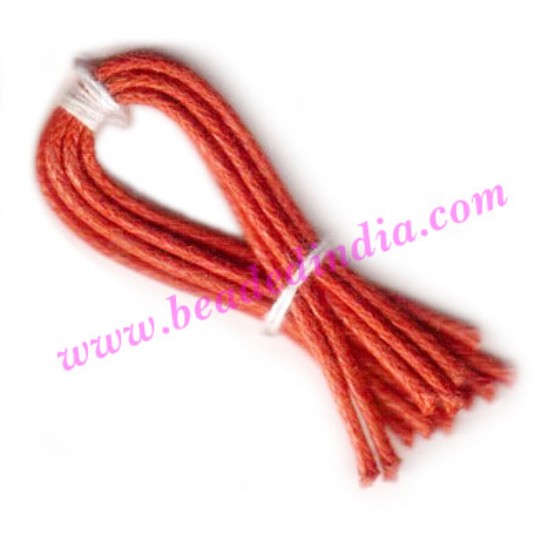 Picture of Cotton Wax Cords 0.5mm (half mm) Round