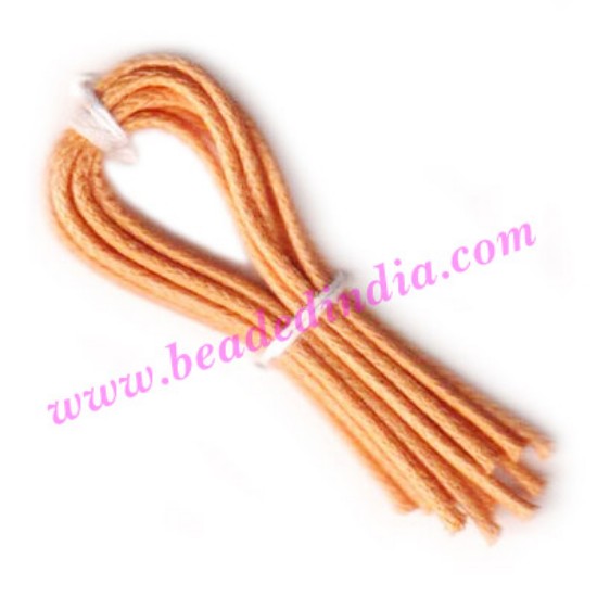 Picture of Cotton Wax Cords 0.5mm (half mm) Round