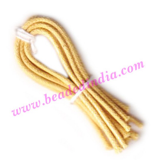 Picture of Cotton Wax Cords 1.0mm (one mm) Round