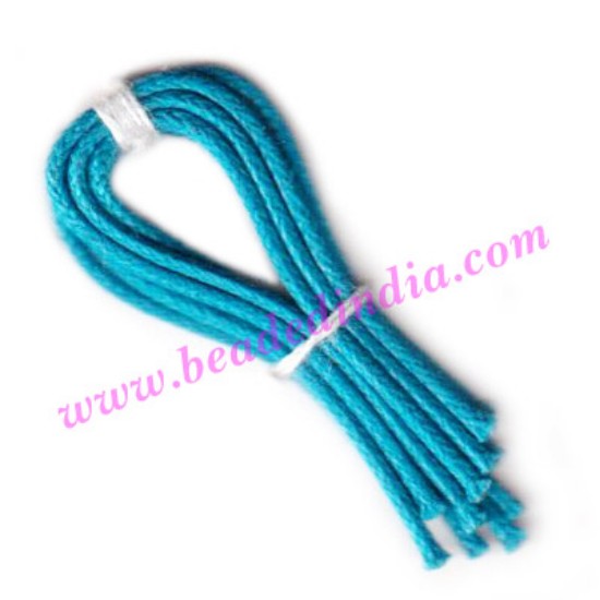 Picture of Cotton Wax Cords 1.0mm (one mm) Round