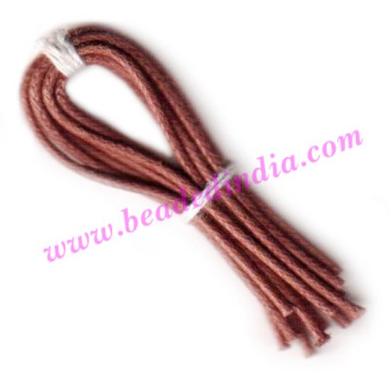 Picture of Cotton Wax Cords 1.0mm (one mm) Round