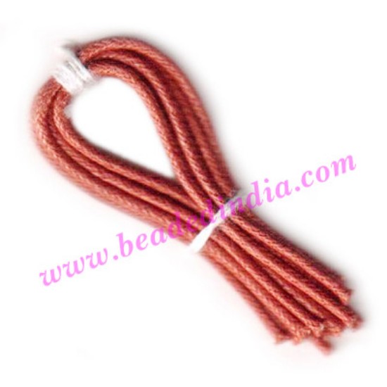 Picture of Cotton Wax Cords 1.0mm (one mm) Round