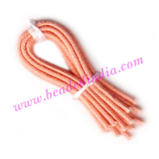 Picture of Cotton Wax Cords 1.0mm (one mm) Round