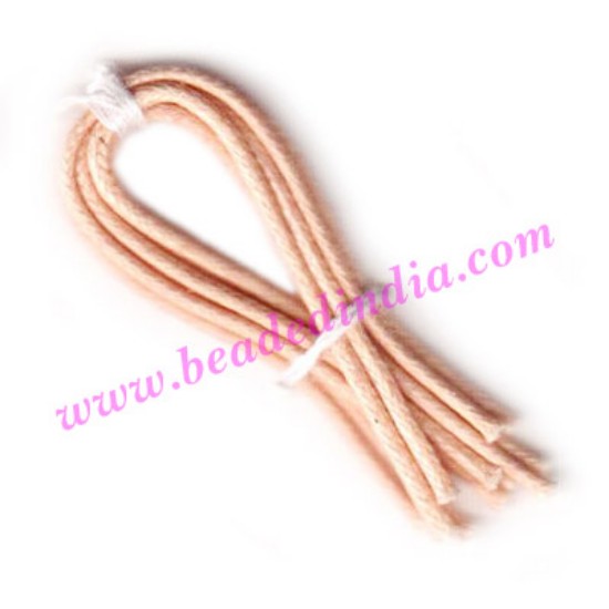 Picture of Cotton Wax Cords 1.0mm (one mm) Round