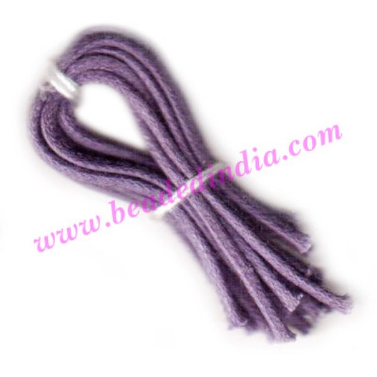 Picture of Cotton Wax Cords 1.0mm (one mm) Round