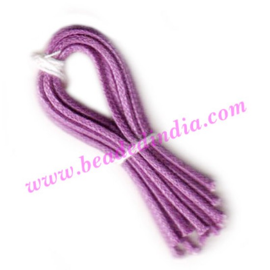 Picture of Cotton Wax Cords 1.0mm (one mm) Round