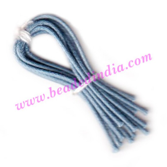 Picture of Cotton Wax Cords 1.0mm (one mm) Round