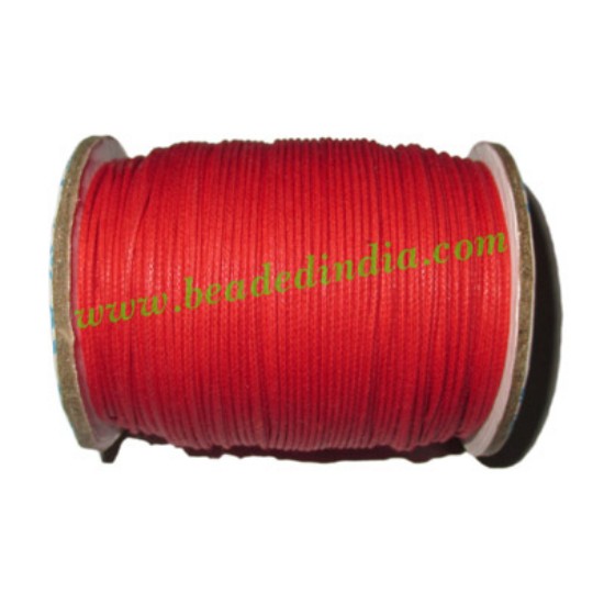 Picture of High quality round cotton waxed cords 0.5mm (half mm)