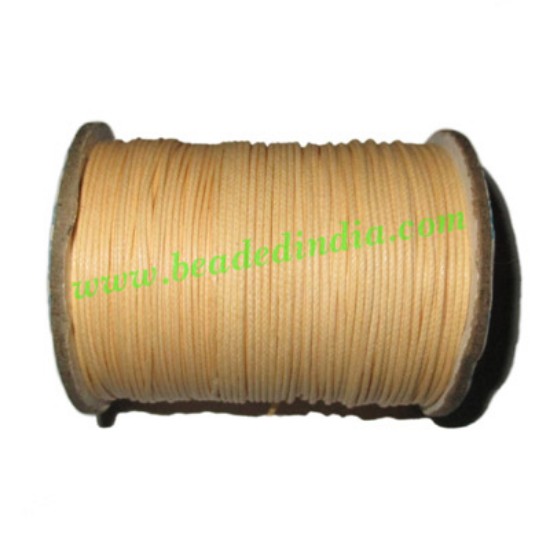 Picture of High quality round cotton waxed cords 0.5mm (half mm)