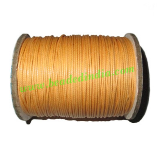 Picture of High quality round cotton waxed cords 0.5mm (half mm)