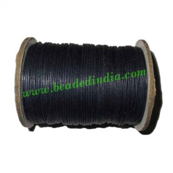 Picture of High quality round cotton waxed cords 0.5mm (half mm)