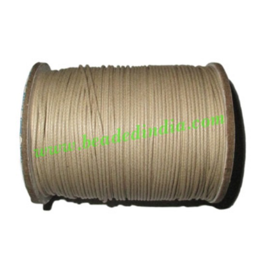 Picture of High quality round cotton waxed cords 0.5mm (half mm)