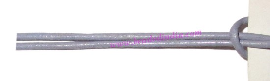 Picture of Leather Cords 0.5mm (half mm) round, regular color - lavender.