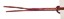 Picture of Leather Cords 1.5mm (one and half mm) round, regular color - ruby red.