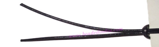 Picture of Leather Cords 2.5mm (two and half mm) round, regular color - light violet.