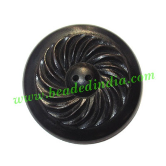 Picture of Handmade wood buttons, size : 20mm