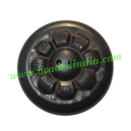 Picture of Handmade wood buttons, size : 20mm