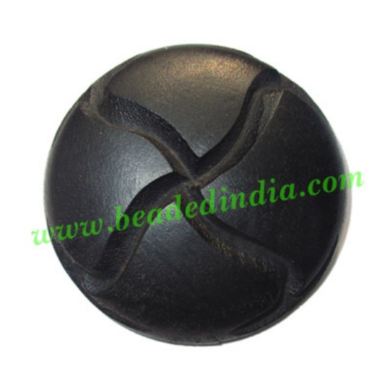 Picture of Handmade wood buttons, size : 20mm