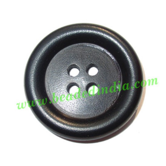 Picture of Handmade wood buttons, size : 20mm