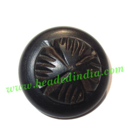 Picture of Handmade wood buttons, size : 20mm