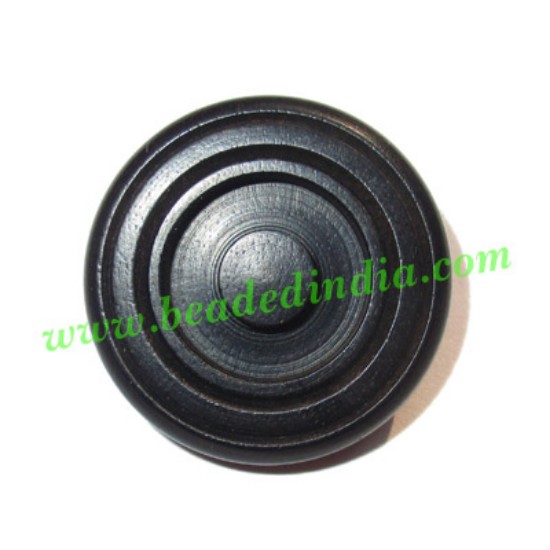 Picture of Handmade wood buttons, size : 20mm