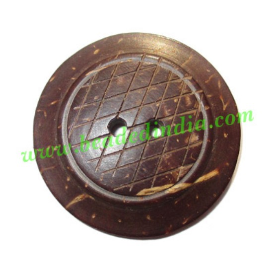 Picture of Handmade wood buttons, size : 20mm