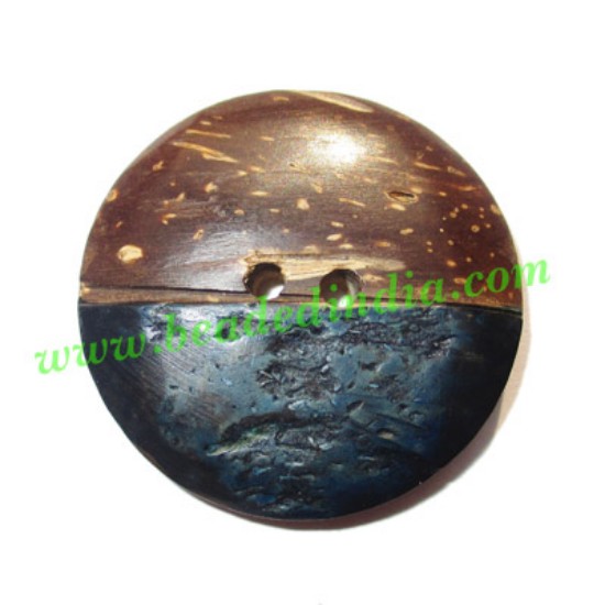 Picture of Handmade wood buttons, size : 20mm