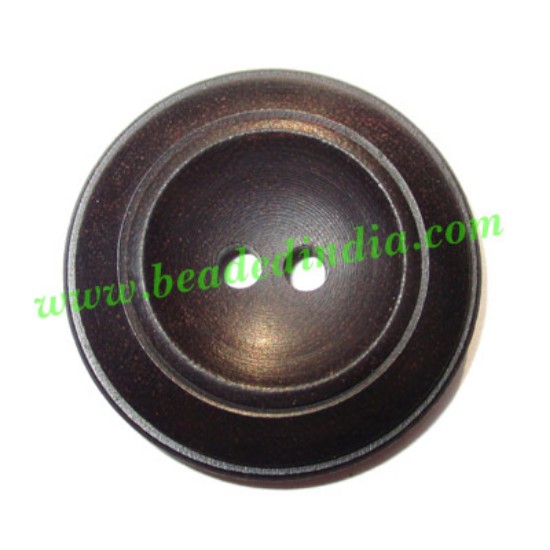 Picture of Handmade wood buttons, size : 20mm