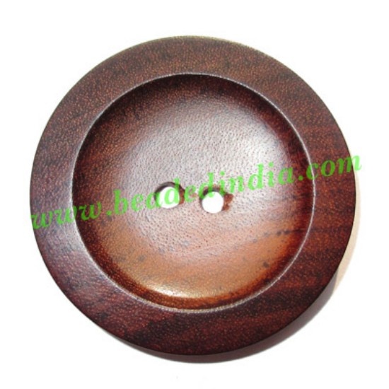 Picture of Handmade wood buttons, size : 20mm