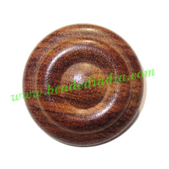 Picture of Handmade wood buttons, size : 20mm