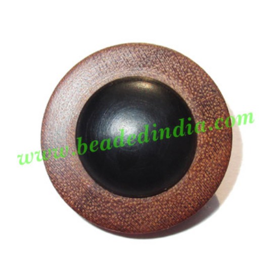 Picture of Handmade wood buttons, size : 20mm