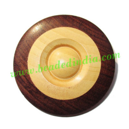 Picture of Handmade wood buttons, size : 20mm