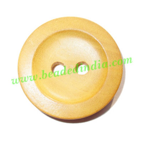 Picture of Handmade wood buttons, size : 20mm