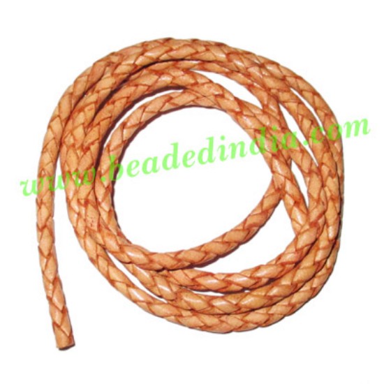 Picture of Leather Bolo Braided Hunter Cords, size: 4mm 4 ply.