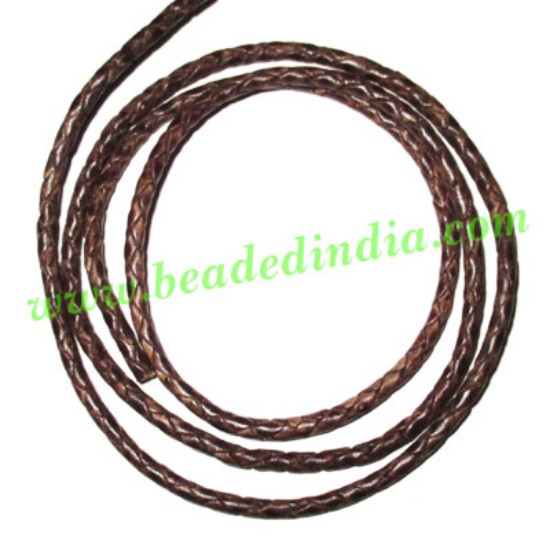 Picture of Leather Bolo Braided Hunter Cords, size: 3mm 4 ply.