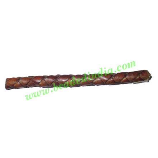 Picture of Leather Bolo Braided Hunter Cords, size: 4mm 4 ply.