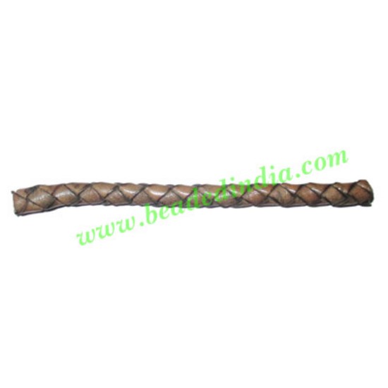 Picture of Leather Bolo Braided Hunter Cords, size: 4mm 4 ply.