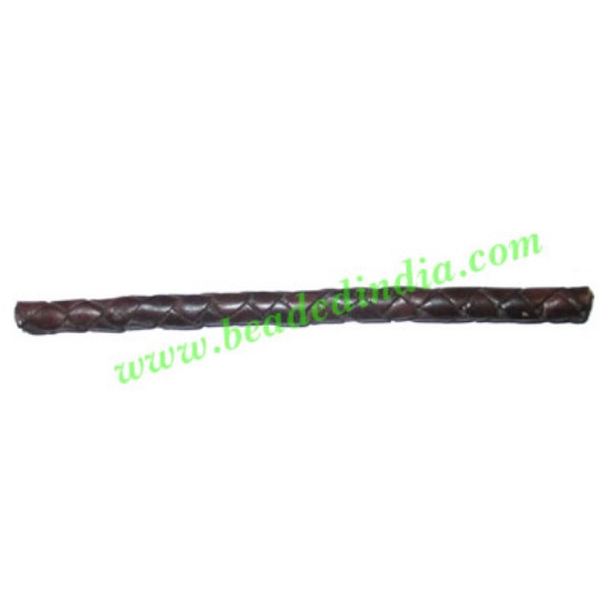 Picture of Leather Bolo Braided Hunter Cords, size: 4mm 4 ply.