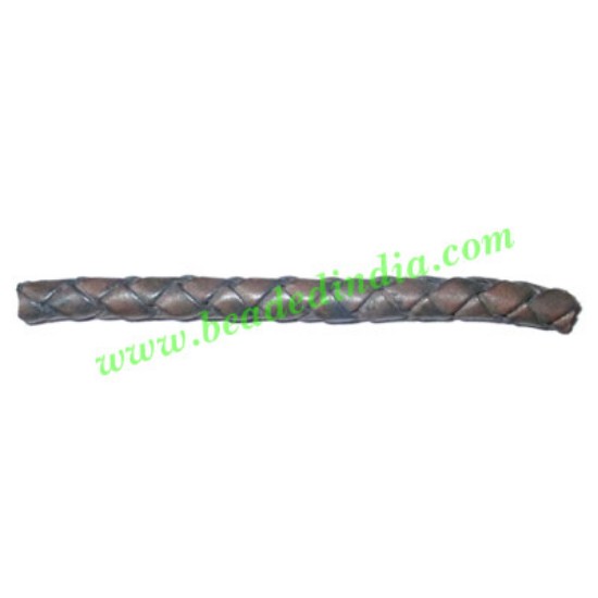 Picture of Leather Bolo Braided Hunter Cords, size: 4mm 4 ply.