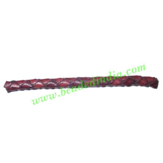 Picture of Leather Bolo Braided Hunter Cords, size: 4mm 4 ply.