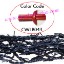 Picture of Barb Wire Leather Cords 1.0mm round, metallic color - orange.