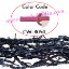 Picture of Barb Wire Leather Cords 1.5mm round, regular color - pink.