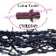 Picture of Barb Wire Leather Cords 2.5mm round, regular color - walnut.