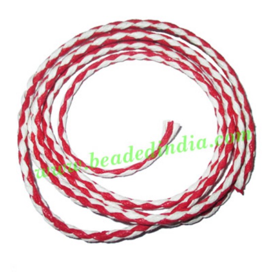 Picture of Braided Hunter Cotton Wax Cords, size: 3mm